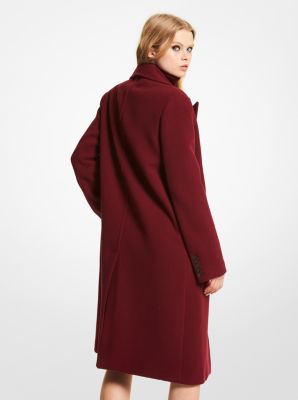 Michael kors shop coat burgundy