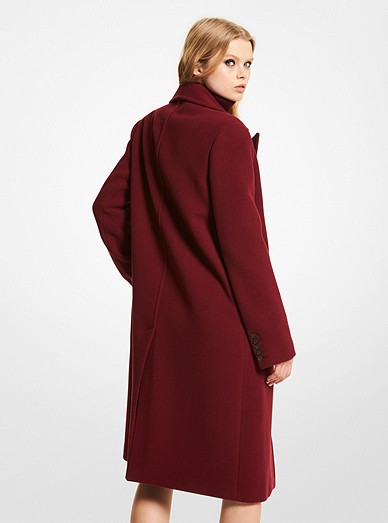 Wool Melton Oversized Coat | Michael Kors