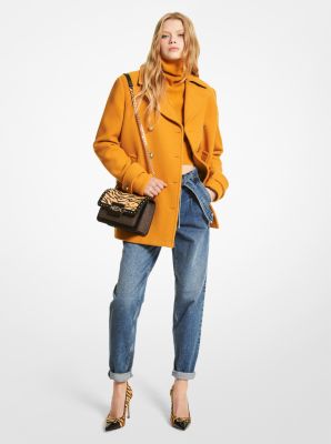 Wool Melton Peacoat | Michael Kors