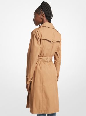 Cotton Trench Coat in C&Aacute;SCARA | Michael Kors