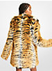 Manteau en fausse fourrure à imprimé tigre image number 1