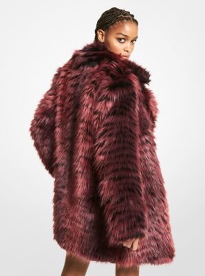 Michael kors deals mongolian fur coat