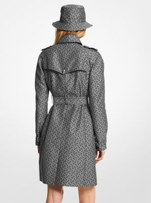 Logo Jacquard Trench Coat image number 1