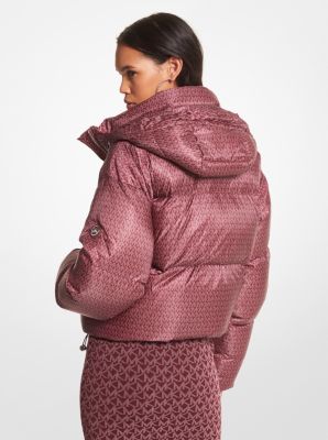 Michael kors zip on sale quilted puffer jacket