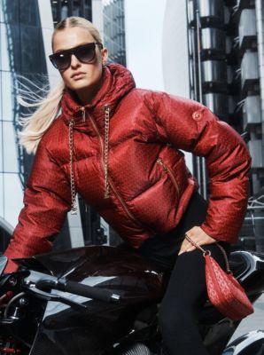 Mk red store puffer jacket