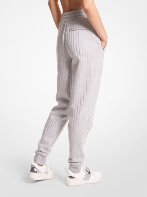 Pantalon de jogging en mélange de coton biologique à clous