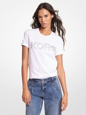 michael kors white t shirt women's