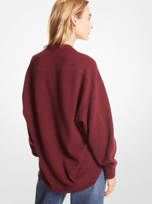 Keep In Touch jacquard-knit wool-blend sweater