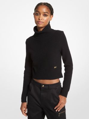 Cropped sweater outlet turtleneck