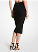 Ribbed Stretch Viscose Pencil Skirt image number 1
