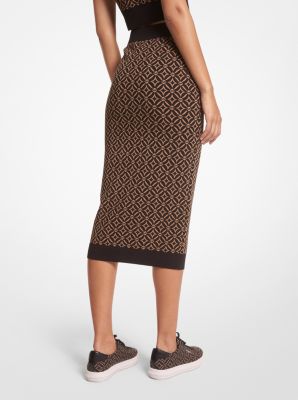 Logo Jacquard Pencil Skirt image number 1