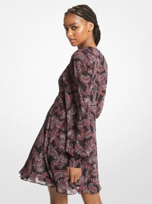 Michael kors paisley store print dress