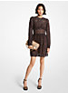 Leopard Corded Lace Mini Dress image number 0