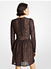 Leopard Corded Lace Mini Dress image number 1