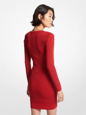 Michael kors shop red sweater dress