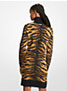 Brushed Tiger Jacquard Sweater Dress image number 1