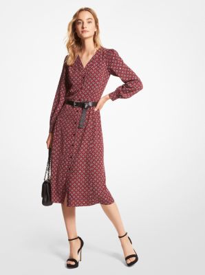 Aprender acerca 32+ imagen michael kors midi dress