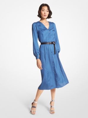 Michael kors store dress blue