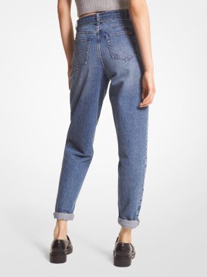 Pleated Denim Pants image number 1