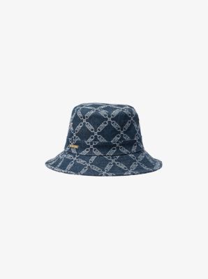 Bucket Hat with LV Inspired Monogram print made from Faux Fur