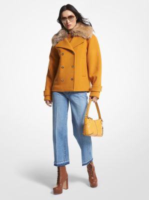 Michael kors best sale coats yellow