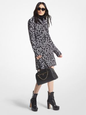 Michael kors animal hot sale print coat