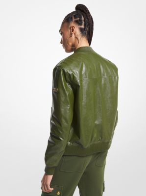 Coated Bomber Jacket