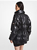 Quilted Coated Puffer Jacket image number 1
