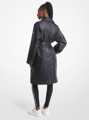 Satin Ciré Trench Coat image number 1