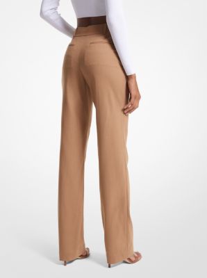 Pantaloni in lana stretch image number 1