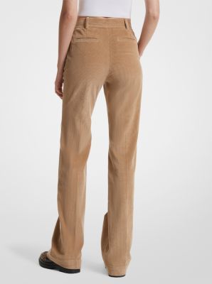 Corduroy Boot-Cut Pants image number 1