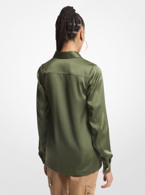 Michael kors store green shirt