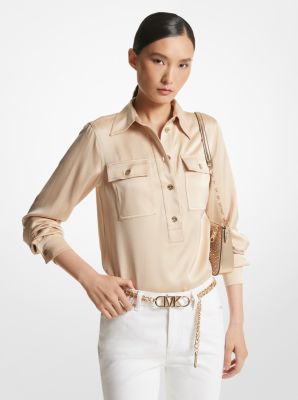 Michael kors store shirts womens olive