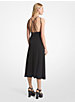Matte Jersey Cutout Midi Dress image number 1