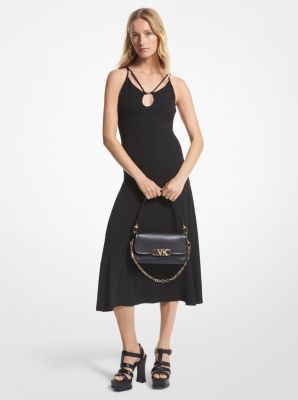 Stretch Viscose Belted Midi Dress curated on LTK