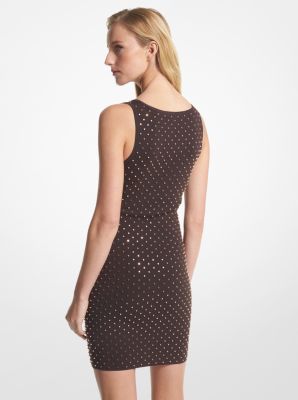 Studded Stretch Knit Tank Dress image number 1