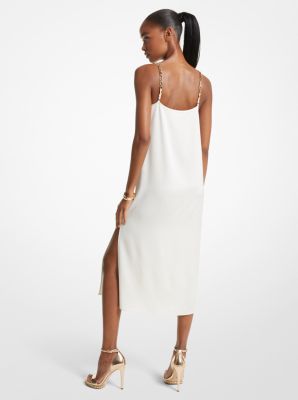 Crepe Chain Midi Dress image number 0