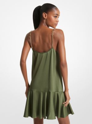 Crepe Chain Tank Dress image number 1