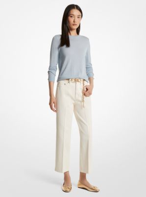 Michael kors white on sale capris