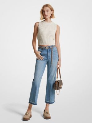 Michael kors best sale high waisted jeans