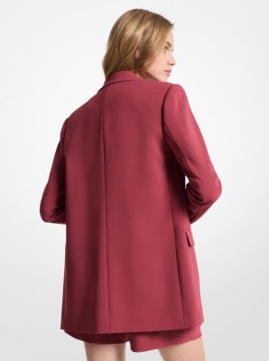 Blazer aus Krepp