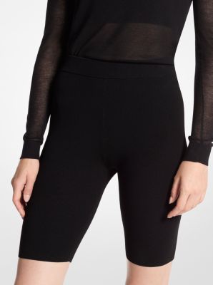Bike-Shorts aus Stretch-Wolle