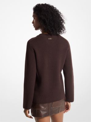 Ribbed Merino Wool Sweater image number 1