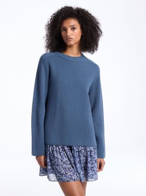 Ribbed Merino Wool Sweater