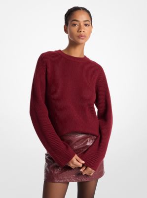 Gerippter Pullover aus Wolle image number 0