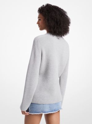 Gerippter Pullover aus Wolle image number 1