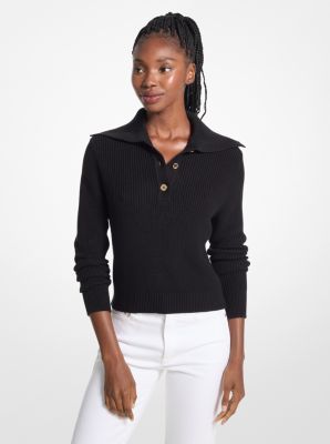 Black and white sweater women's best sale