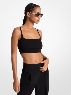 Cropped-Tanktop aus Stretch-Wolle image number 0