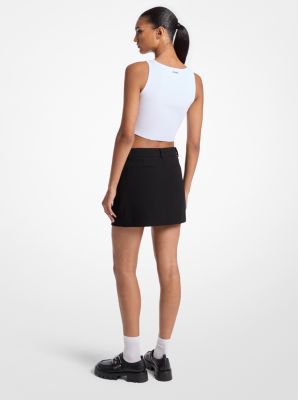 Crepe Mini Skirt image number 1