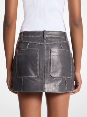 Leather Mini Skirt image number 1